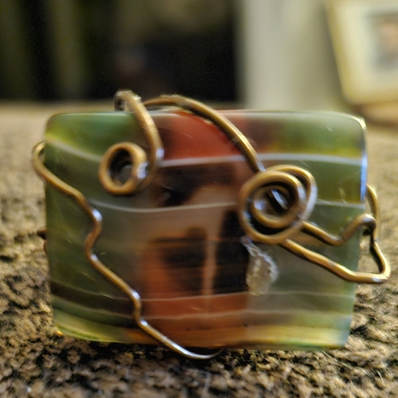 Handmade agate ring - Picture 6 of 6